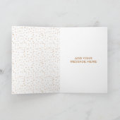 Carte À mes parents sur mon mariage | Cuivre élégant (Intérieur)