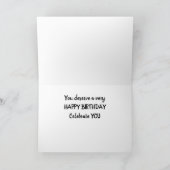 CARTE À MON AMI HOMME SPÉCIAL À L'ANNIVERSAIRE (Intérieur)