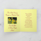 Carte À Mon Ami Le Plus Cher, Joyeux Anniversaire ! (Intérieur)