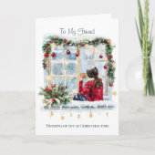 Carte À mon ami Noël (Devant)