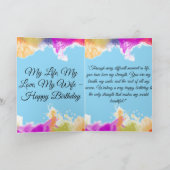Carte À mon amour éternel, Joyeux Anniversaire (Intérieur)