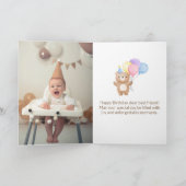 Carte À Mon Bébé Le Plus Doux Joyeux Anniversaire, Amour (Intérieur)