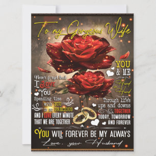 Carte À Mon Cadeau Femme, Cadeau Amour Couple, Cadeau Ma