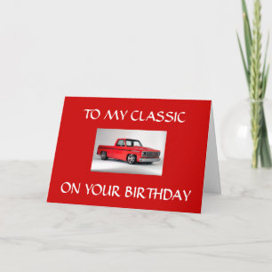 CARTE **À MON CLASSIQUE** POUR VOTRE ANNIVERSAIRE