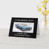 CARTE À MON ***CLASSIQUE**** SUR VOTRE * ANNIVERSAIRE* (Fleur jaune)