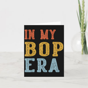 Carte À mon époque Bop Rétro Drôle Fête des Pères Vintag