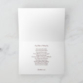 Carte À mon épouse - mariage de jour du mariage (Intérieur)