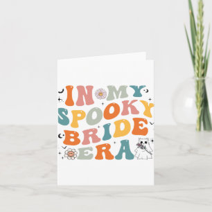 Carte À mon ère Éffrayante de mariée Super d'Halloween M