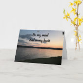 CARTE **À MON ESPRIT ET DANS MON CŒUR** ICI POUR TOI TOU (Fleur jaune)