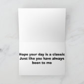 CARTE À MON "FILS CLASSIQUE" EN FÊTE DES PÈRES (Intérieur)