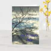 Carte À mon mari avec amour sur la Fête des pères (Fleur jaune)