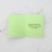 Carte À mon meilleur ami Noël (Intérieur)