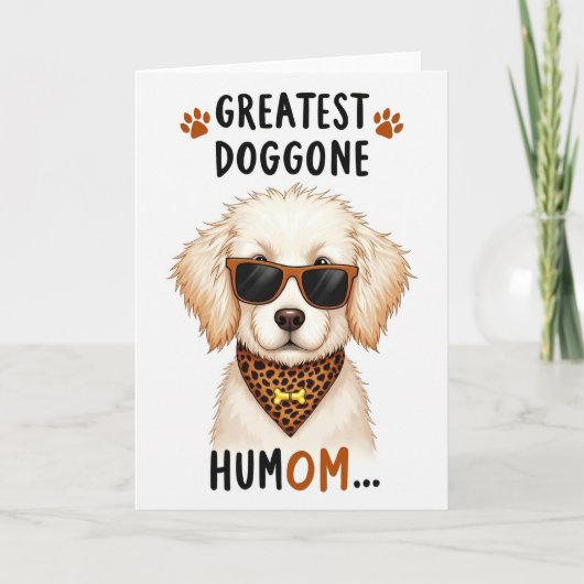 Carte à motif chiot moucheté (Devant)