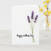 Carte à motif de fleurs blanches (Fleur jaune)