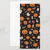 Carte à motif d'Halloween (Devant / Derrière)