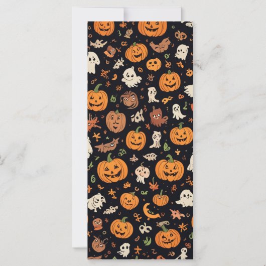 Carte à motif d'Halloween (Devant)