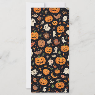 Carte à motif d'Halloween