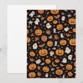 carte à motif d'Halloween (Devant / Derrière)