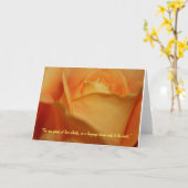 Carte à note "A Rose" et timbre postal (Fleur jaune)