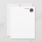 Carte à note plat Louis Newie le secourt Pekingese (Dos)