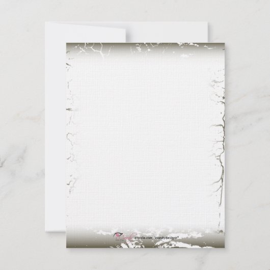 Carte à note plat (olive) (Dos)