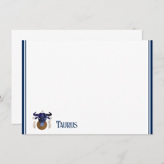 Carte à note plate-forme (Devant / Derrière)