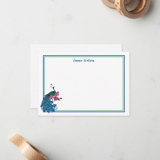 Carte à note plate --forme (Devant/Arrière en situation)