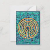 Carte à note plate LABYRINTH II 3,5x2,5 (Devant)