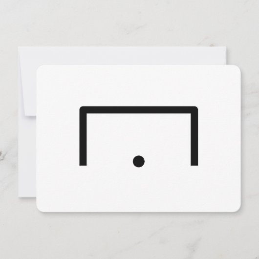 Carte à note plate Objectif (Devant)