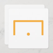 Carte à note plate Objectif (Devant / Derrière)