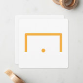 Carte à note plate Objectif (Devant/Arrière en situation)