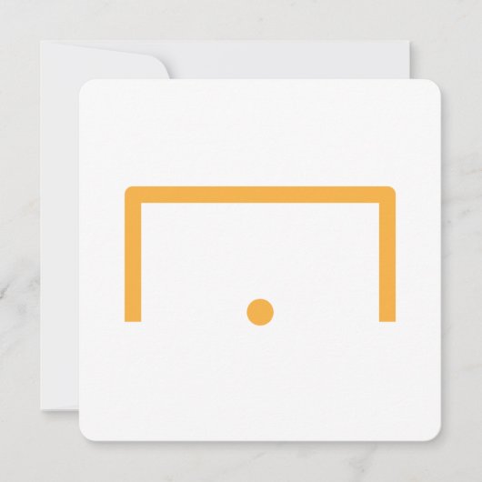 Carte à note plate Objectif (Devant)