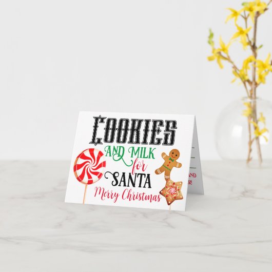 Carte A Note to Santa!  (Fleur jaune)