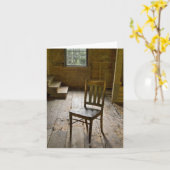 Carte à note trop courte (Fleur jaune)