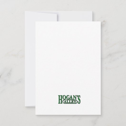 Carte à notes "Annie Oakley" (Dos)