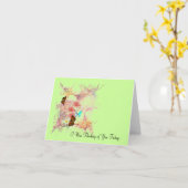 Carte à notes "Penser à vous" (Fleur jaune)