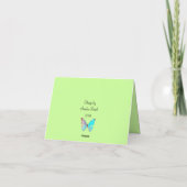 Carte à notes "Penser à vous" (Dos)
