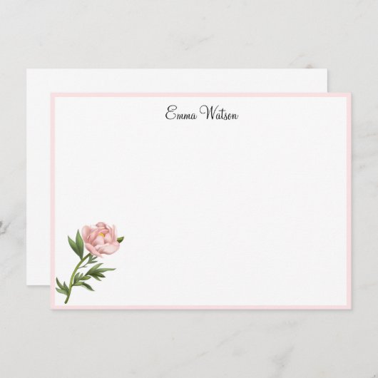 Carte à notes personnalisées (Devant / Derrière)