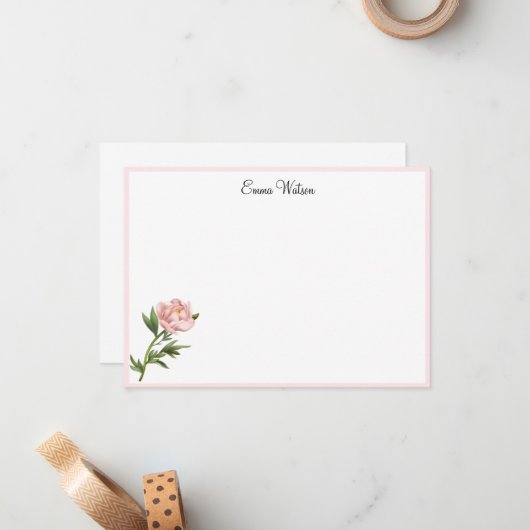 Carte à notes personnalisées (Devant/Arrière en situation)