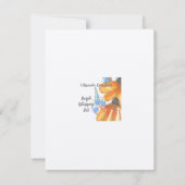 Carte à notes plats Fleurs aquarelles-5 (4,25 po x (Dos)