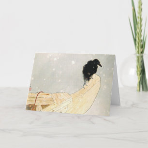 Carte à notes pliées IMPRIMANTE JAPONAISE DE RAVEN