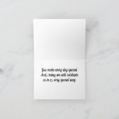 CARTE "À NOTRE ANNIVERSAIRE" (Intérieur)