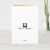 Carte À notre fille Anniversaire des Filles Africaines (Dos)