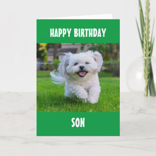 CARTE À NOTRE FILS POUR VOTRE ANNIVERSAIRE !
