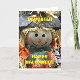 CARTE **À NOTRE JEUNE FILLE** À HALLOWEEN