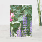 Carte À notre première dame (Devant)