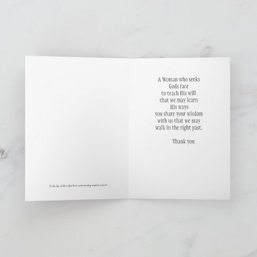 Carte À Notre Première Dame (Intérieur)