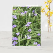 Carte À Notre Première Dame (Fleur jaune)