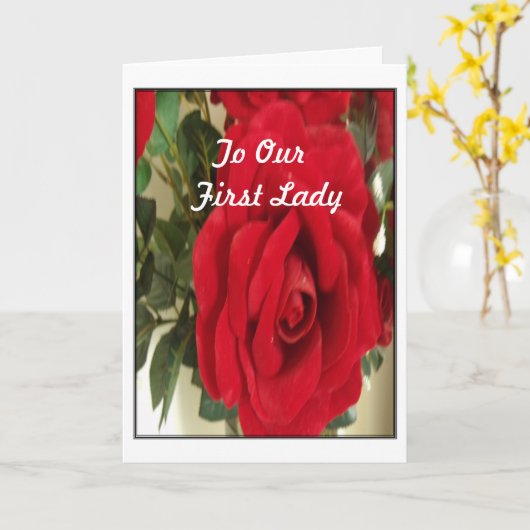 Carte À Notre Première Dame (Fleur jaune)