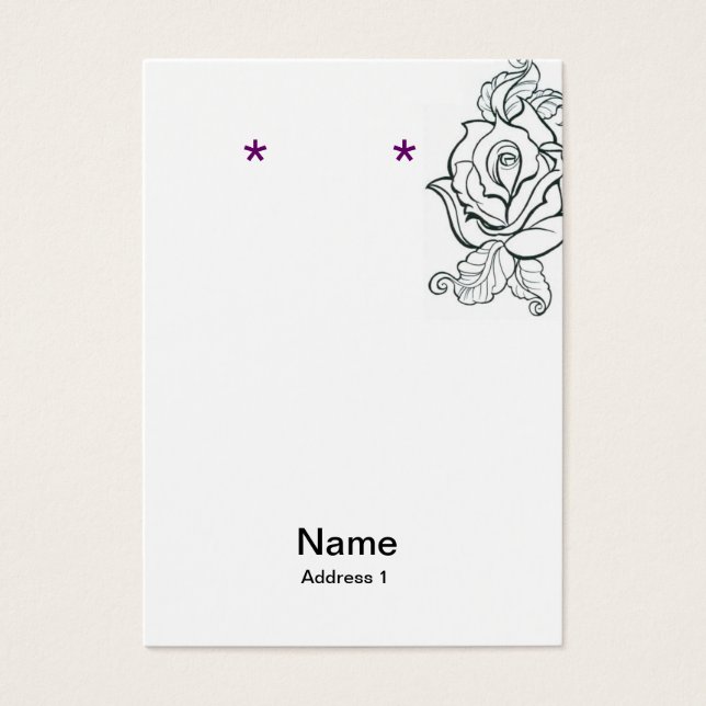 Carte à oreille Vide/tatouage et saut (Devant)